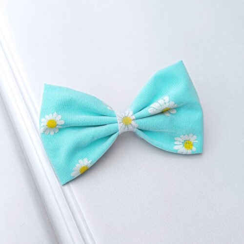 Daisy Tiffany blue bow, satin & net (double layer fabric), 99__