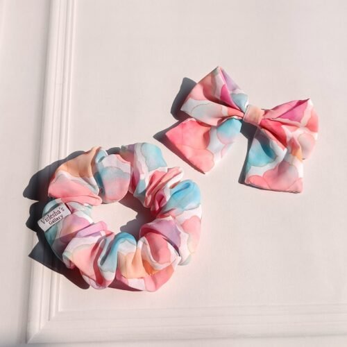 Watercolor whimsy combo _ georgette _ 238__ (cutting price) 158__ (actual price)